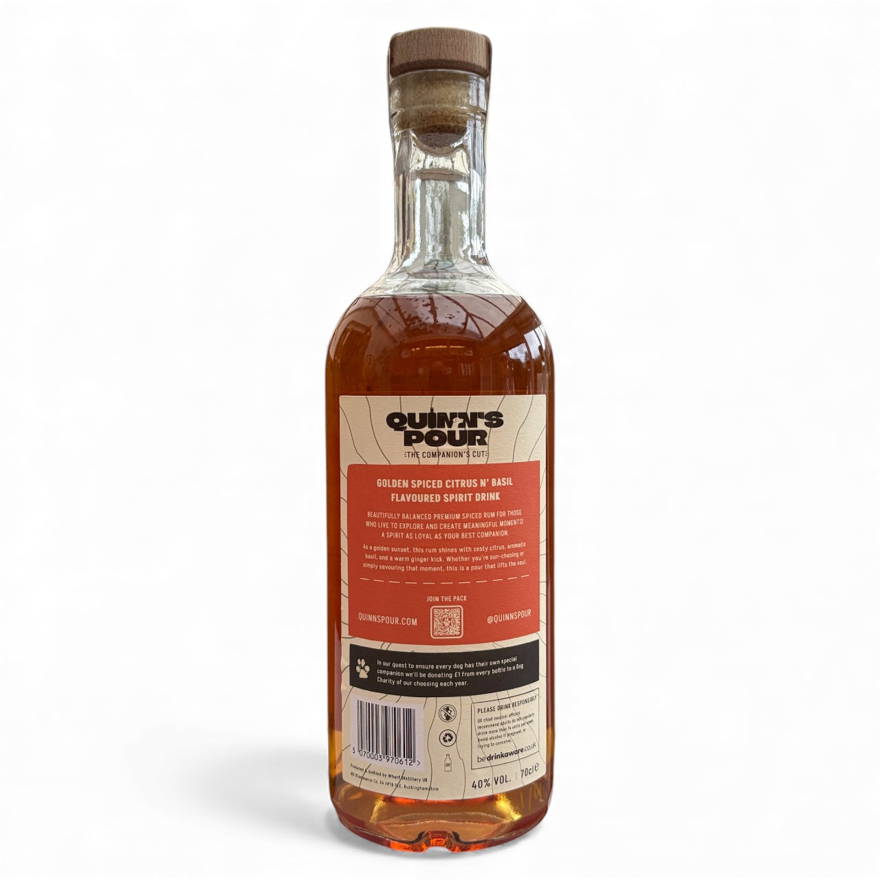 Golden Spiced Citrus N' Basil Rum 70cl