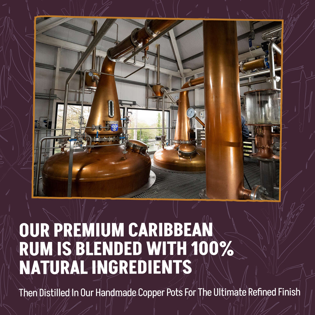 Black Spiced Vanilla N' Raisin Rum 70cl