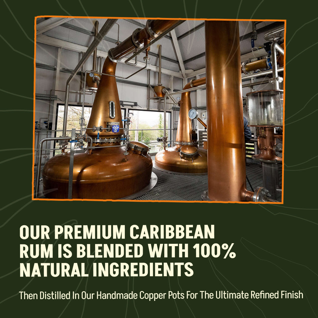 Golden Spiced Citrus N' Basil Rum 70cl